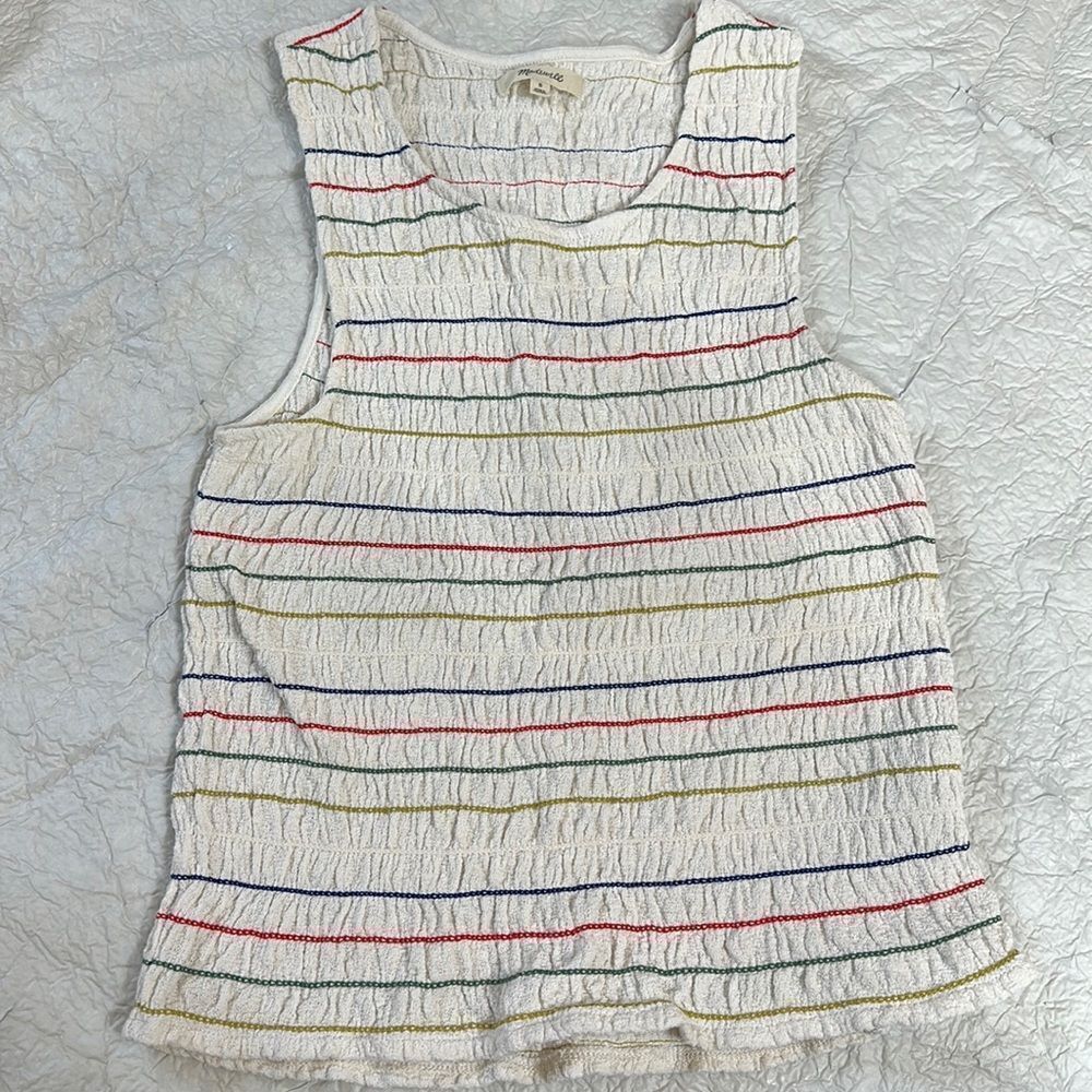 Madewell Multicolor Striped Tank Top